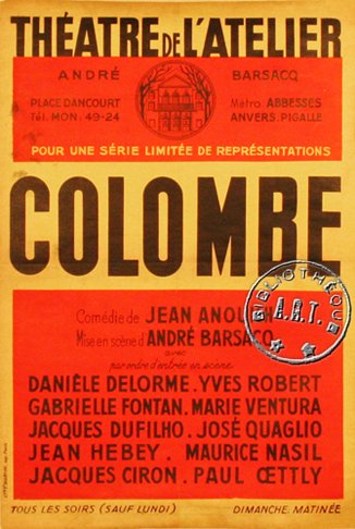 Colombe de Jean Anouilh