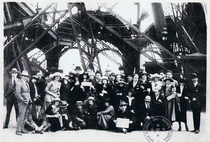 La troupe des Ballets Suédois