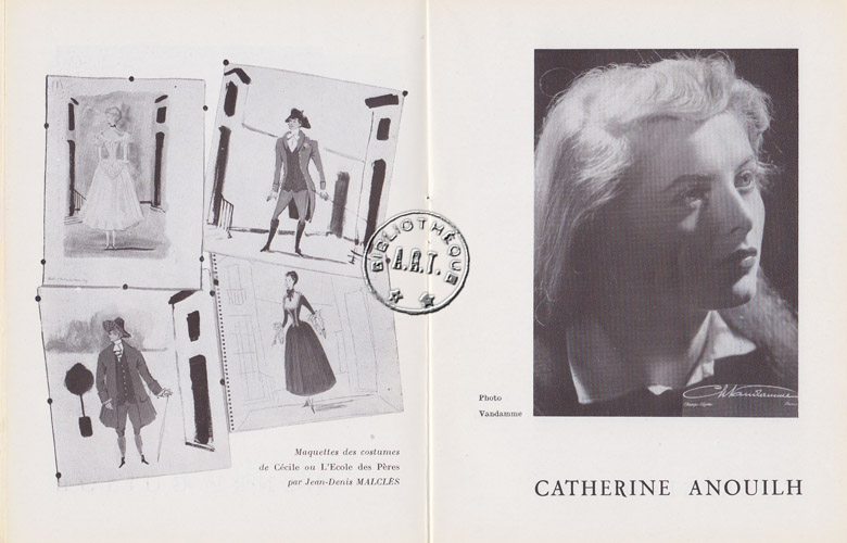 Cécile ou l'école des pères de Jean Anouilh