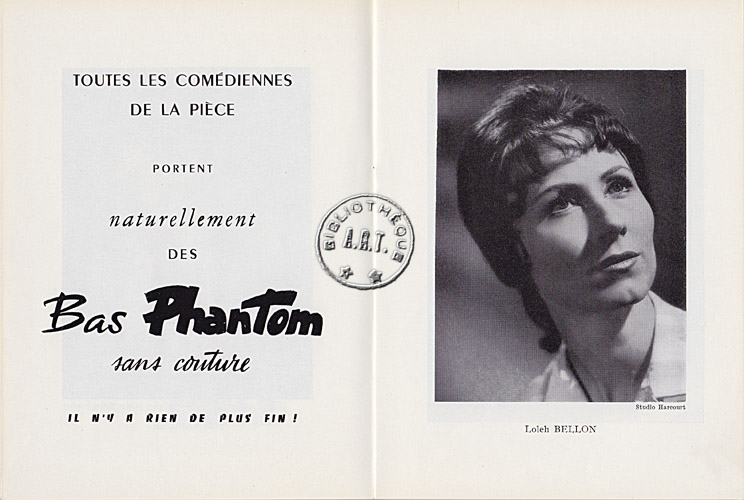 Loleh Bellon dans le Balcon de Jean Genet