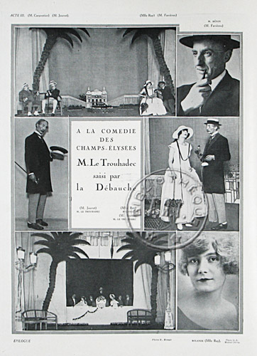 M. Le Trouhadec saisit par la débauche