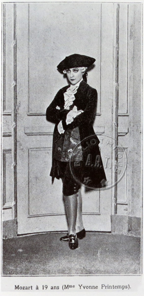 Yvonne Printemps dans Mozart