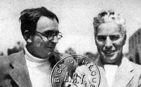 Marcel Achard et Charlie Chaplin
