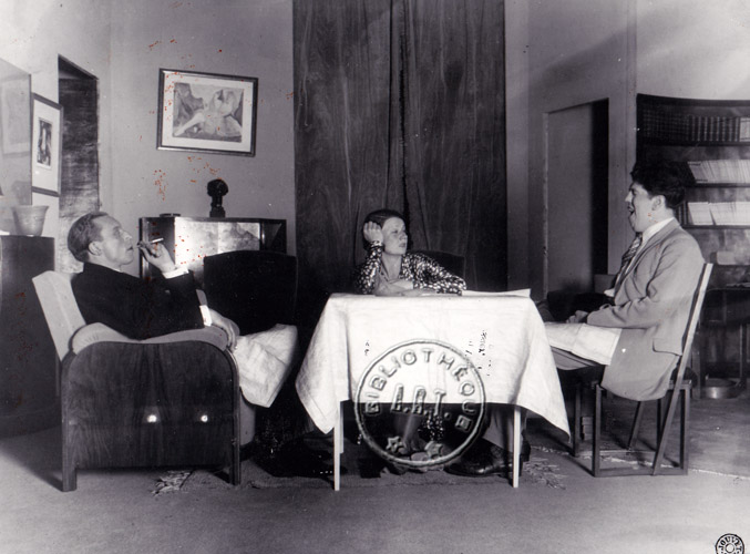 Louis Jouvet, Valentine Tessier et Michel Simon