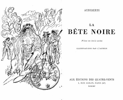La bête noire de Jacques Audiberti