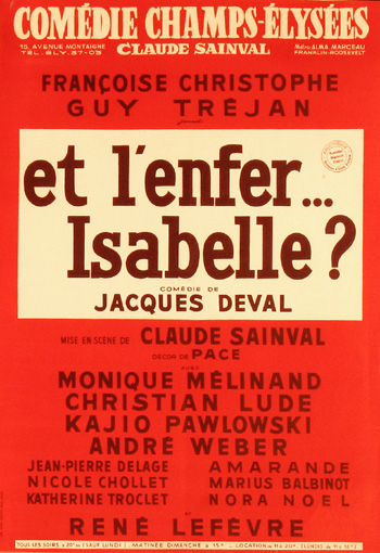 Et l'enfer, isabelle ? de Jacques Deval