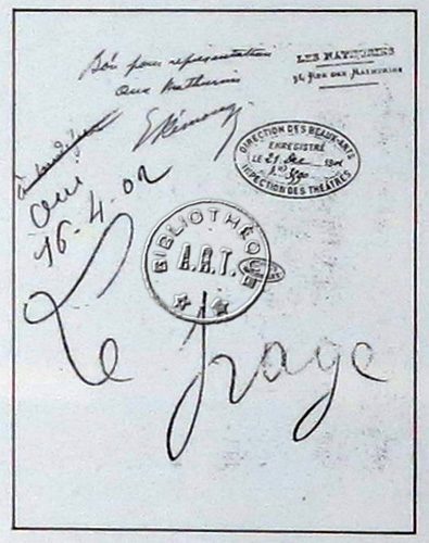 Le Page de Sacha Guitry