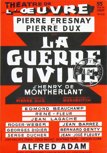 Henry de Montherlant - La Guerre civile