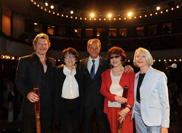Brigadier 2011: Thierry Hancisse, Danielle Mathieu-Bouillon, Bertrand Delanoë, Judith Magre et Marie France Mignal