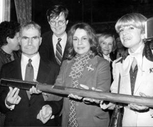 en photo : Jacques Dufilho, Jeanne Moreau et Françoise Dorin 