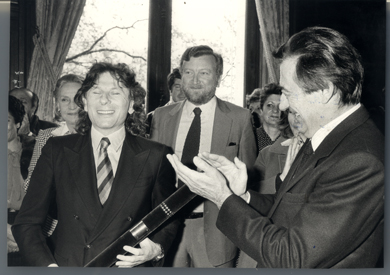 Roman Polanski en photo : Jacques Dufilho, Jeanne Moreau et Françoise Dorin