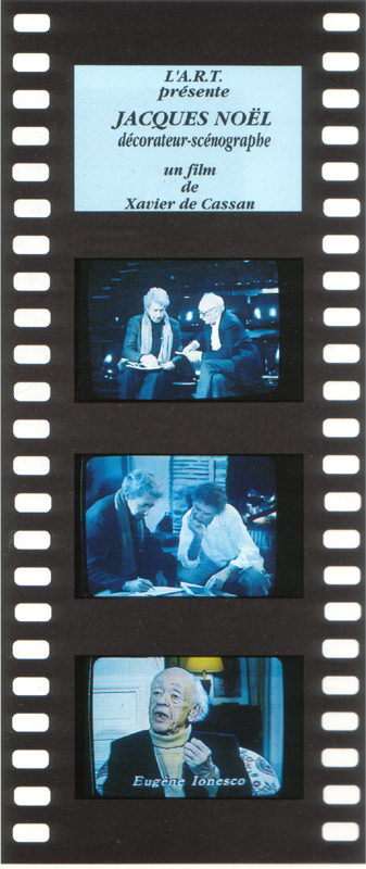 Jacques Noël, Jacques Mauclair, Marcel Marceau et Eugène Ionesco