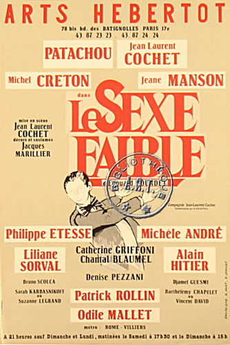 Le Sexe faible de Sacha Guitry