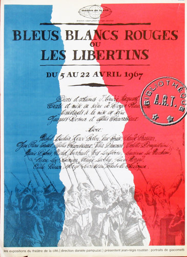 Bleu, Blanc, Rouge de Roger Planchon
