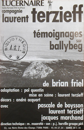 Témoignage sur Ballybeg de Brian Friel