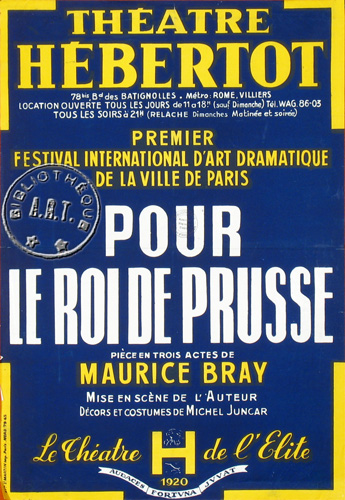 Pour le Roi de Prusse