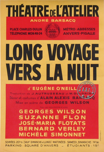 Long voyage vers la nuit d'Eugène O'Neill - 1973