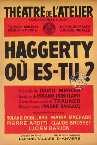 Haggerty, où es-tu ? de David Mercer