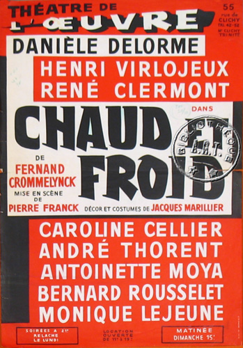 Chaud et froid de Fernand Crommelynk