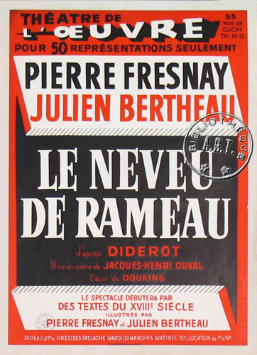 Le Neveu de Rameau de Denis Diderot
