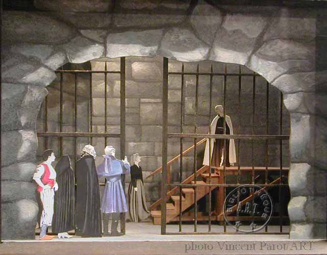 Dialogues de Carmélites, décor de Raymond Faure
