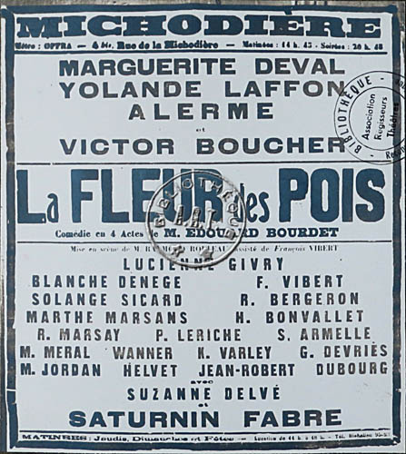 La fleur des pois