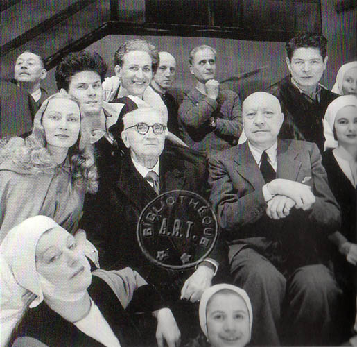 Paul claudel et Jacques Hébertot