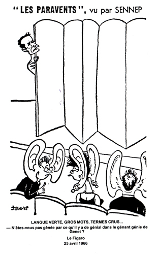 Les Paravents par Sennep