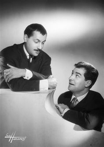 Michel Serrault et Jean Poiret