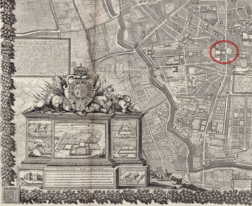 Plan de Paris en 1652