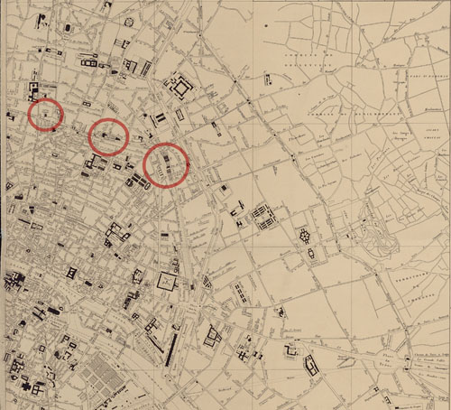 Plan de Paris en 1836