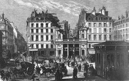 démolition du Théâtre du Vaudeville
