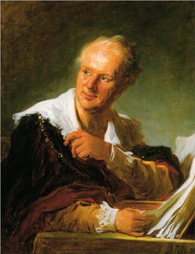 Denis Diderot par Jean-Honoré Fragonard