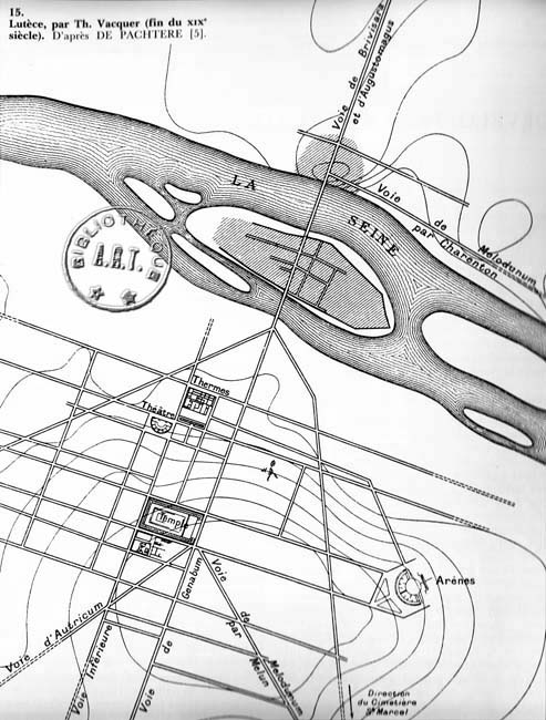 Plan archéologique de Lutéce