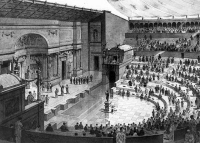 Reconstitution d'un Odéon à Lutèce