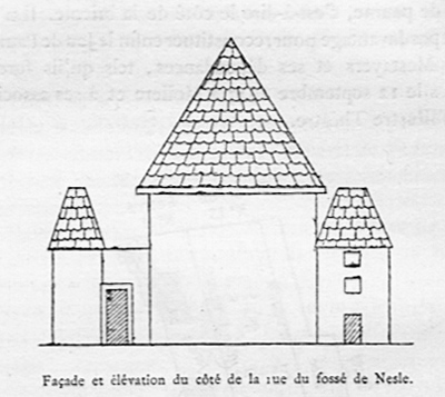 jeu de paume des métayers - élévation