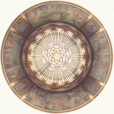 plafond du théâtre des champs-elysées