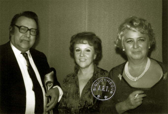 Raymond Devos, Odette Laure et Jacqueline Maillan